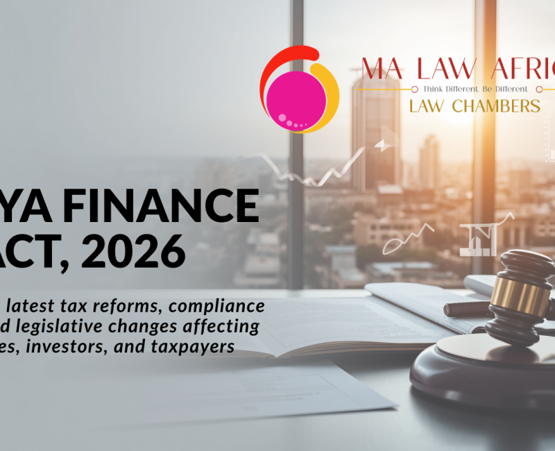 Kenya Finance Act 2026. Tax Laws Kenya
